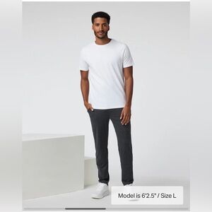 Vuori ponto performance pant 30” dreamknit mens L charcoal heather *no size tag*